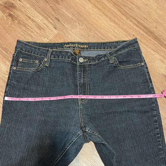 Ashley Stewart dark wash jeans, straight leg, size 16 - Picture 5 of 5